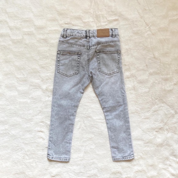 Zara indigo distressed skinny jeans 2-3 years - Picture 3 of 6